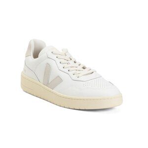 VEJA White/natural Men's Made In Brazil Leather V90 Sport Casual Sneakers